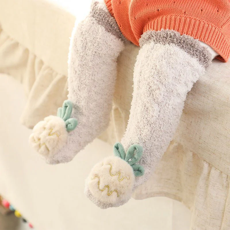 Baby Winter Fluffy Fuzzy Slipper Socks - Image 15