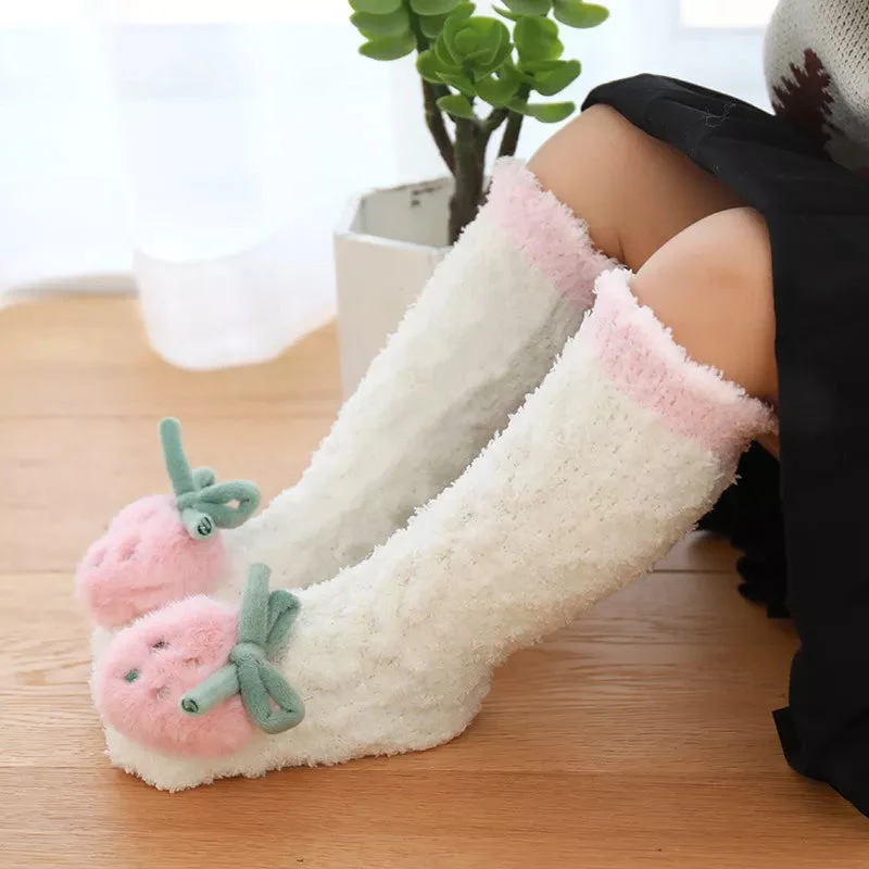 Baby Winter Fluffy Fuzzy Slipper Socks - Image 6