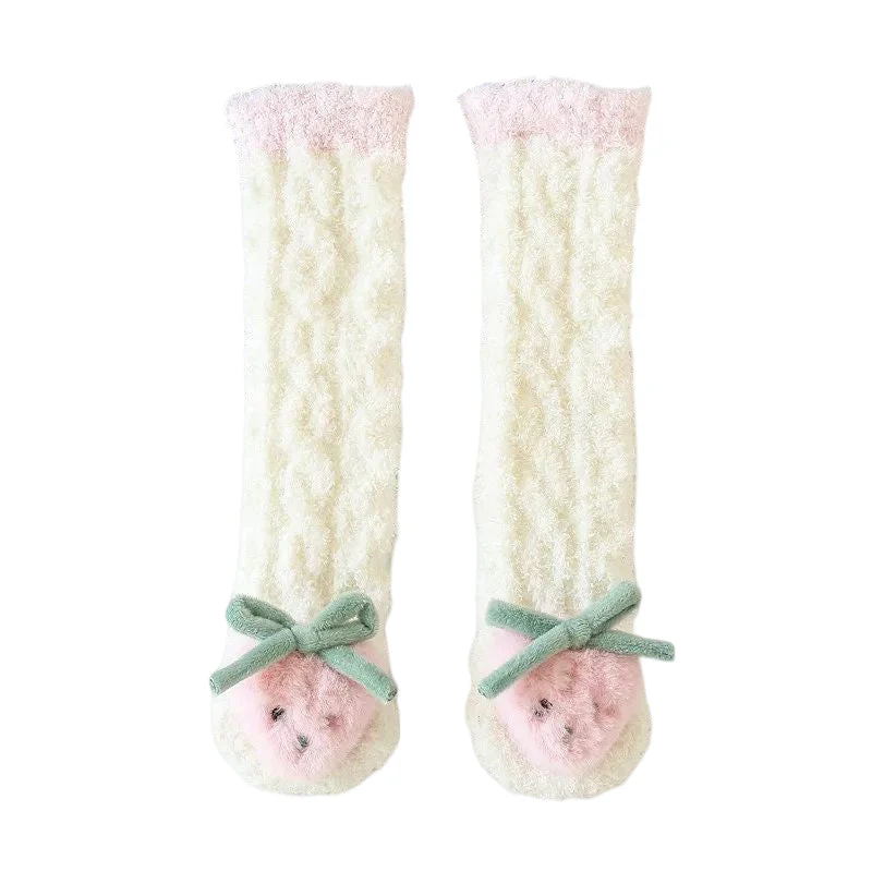 Baby Winter Fluffy Fuzzy Slipper Socks - Image 7