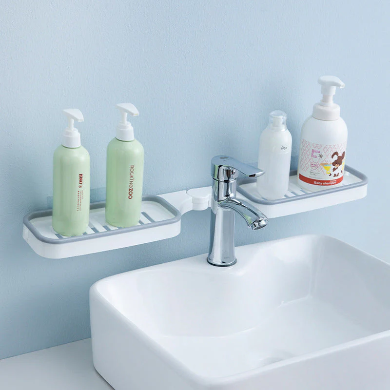 Bathroom Corner Punch-Free Rack - Image 2