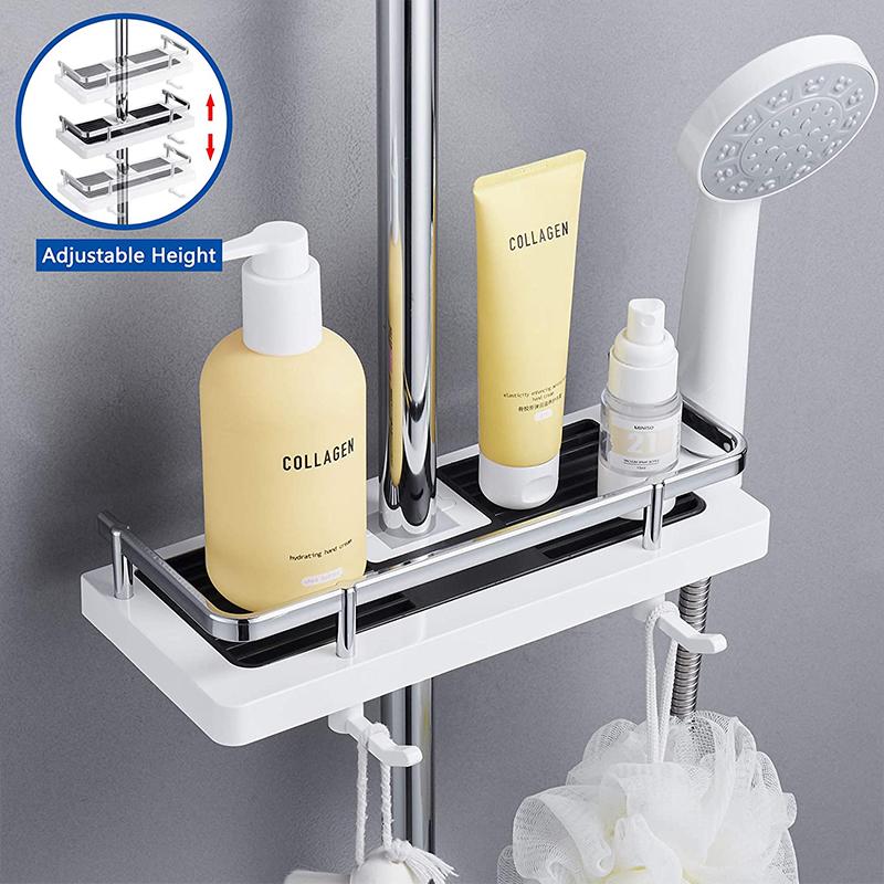 Bathroom Pole Shower Storage Rack Holder - Image 2