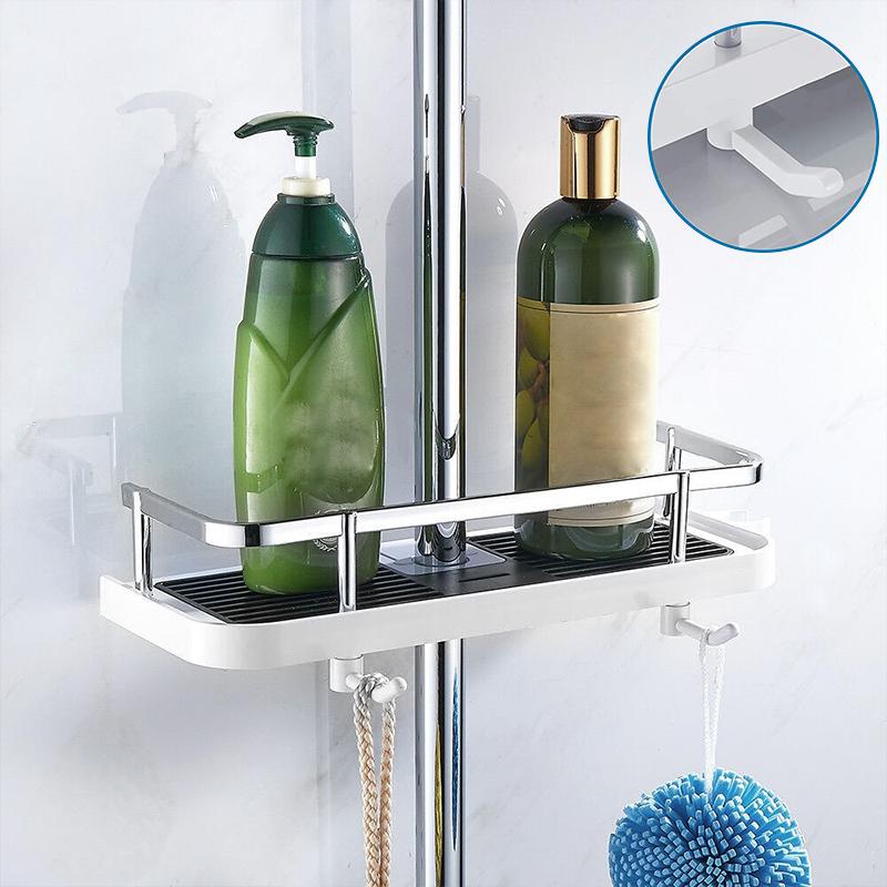 Bathroom Pole Shower Storage Rack Holder - Image 3