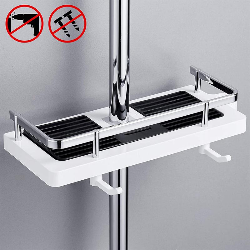Bathroom Pole Shower Storage Rack Holder - Image 4