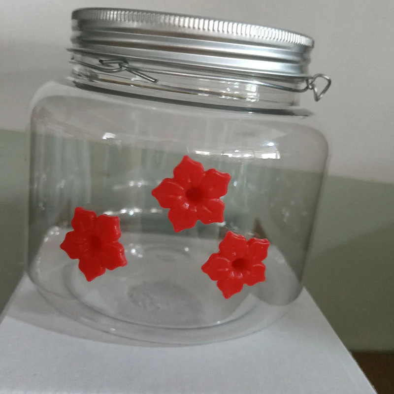 Beautiful Mason Jar Hummingbird Feeder - Image 6