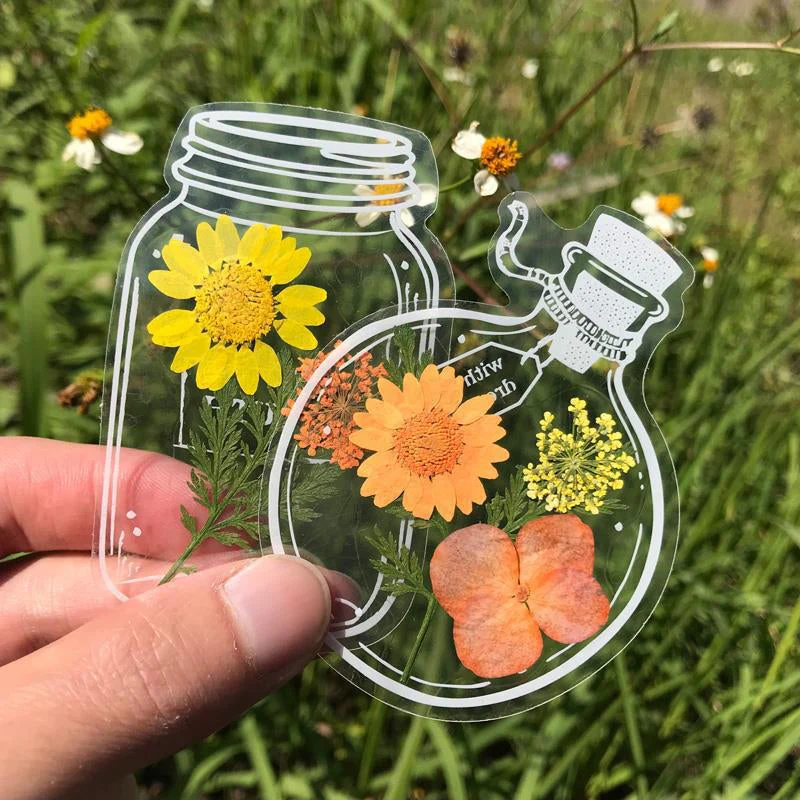 Beautiful Transparent Dried Flower Bookmarks - Image 2
