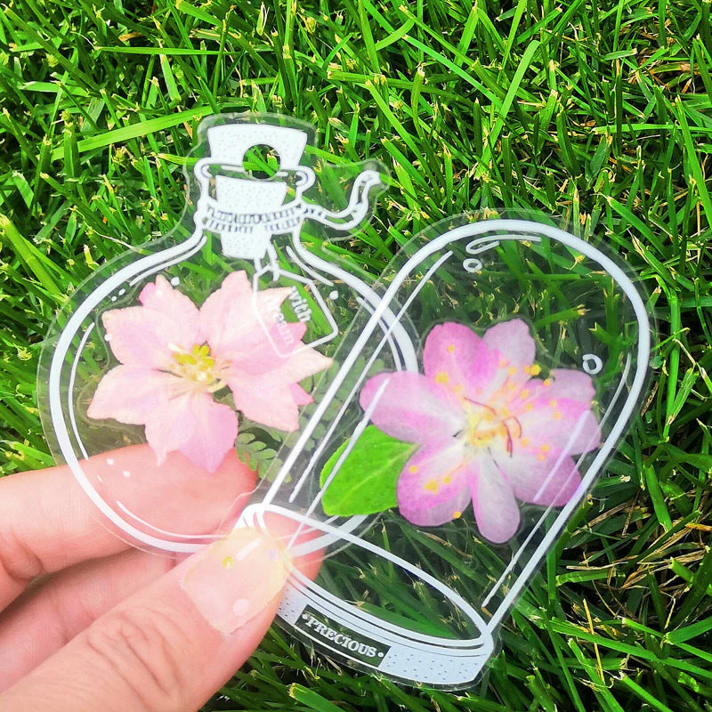 Beautiful Transparent Dried Flower Bookmarks - Image 5