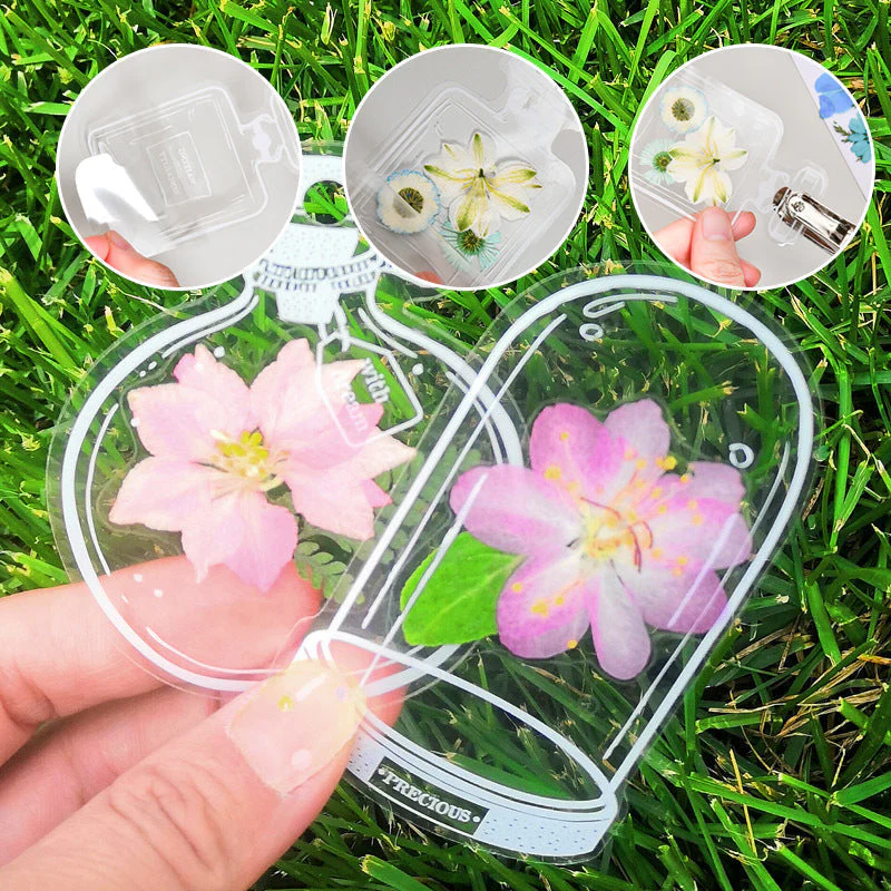 Beautiful Transparent Dried Flower Bookmarks - Image 9