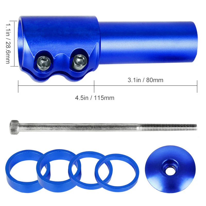 Bike Front Fork Extend Bicycle Stem - Image 3