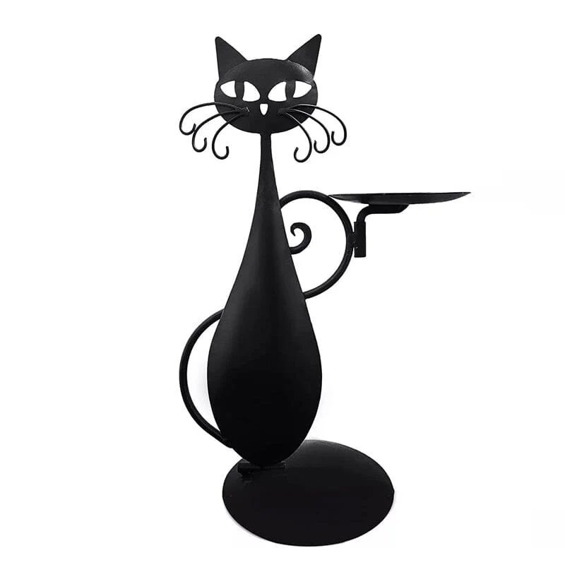 Black Cat Candle Holder - Image 13