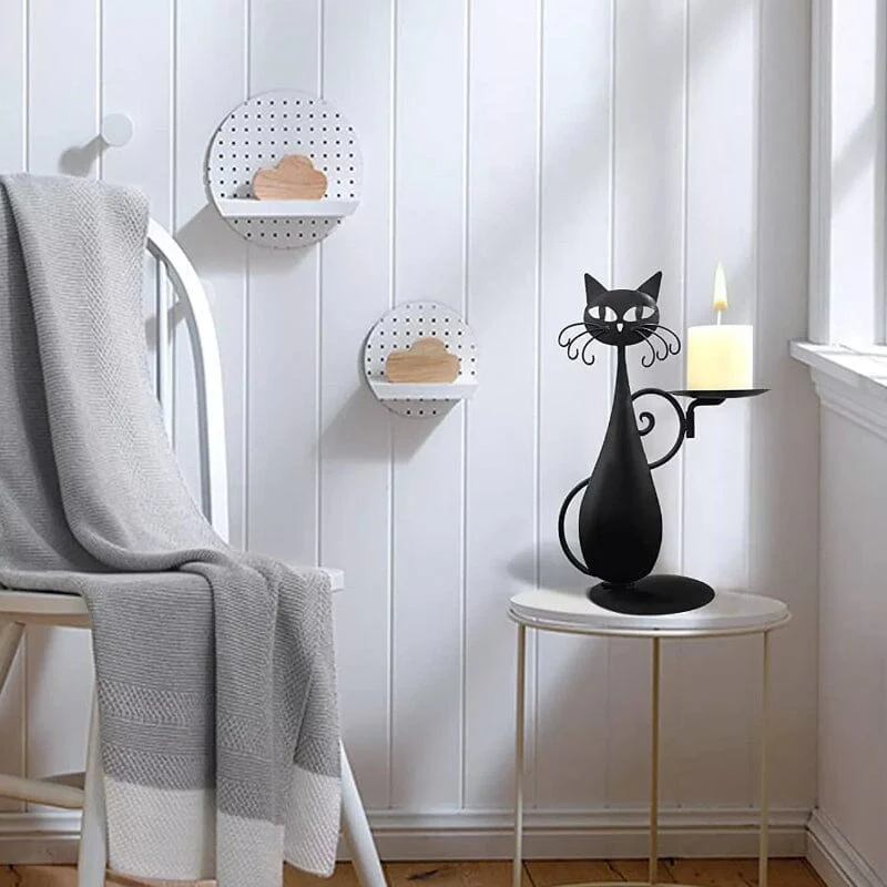 Black Cat Candle Holder - Image 5