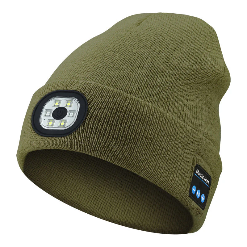 Bluetooth Beanie with LED Light & Removable Speakers - Image 23