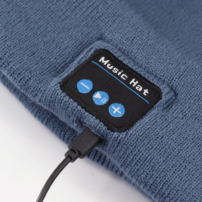 Bluetooth Beanie with LED Light & Removable Speakers - Image 5