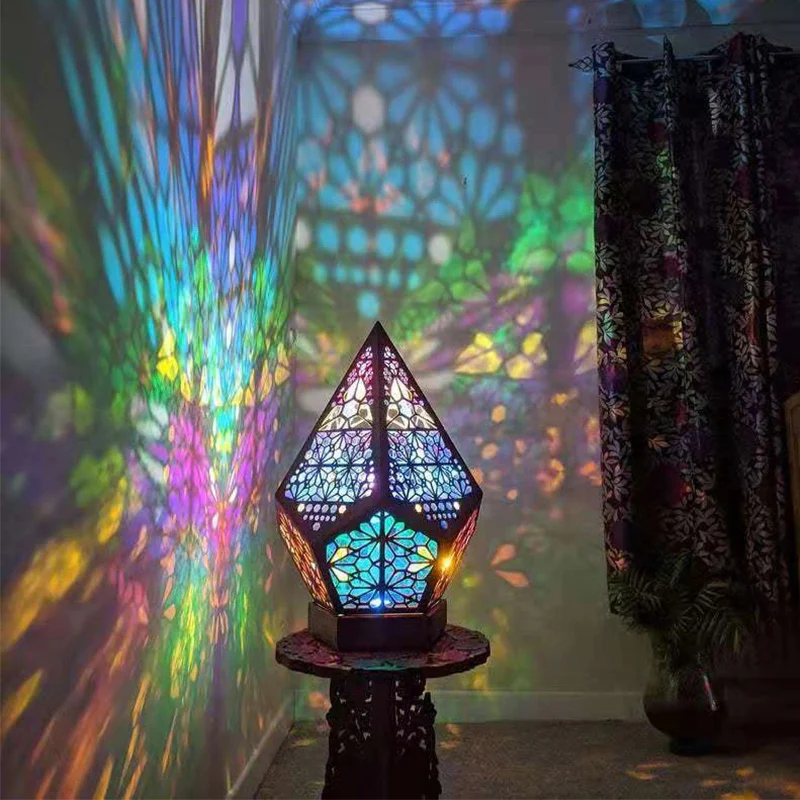 Bohemian Starry Sky Floor Projection Lamp - Image 3