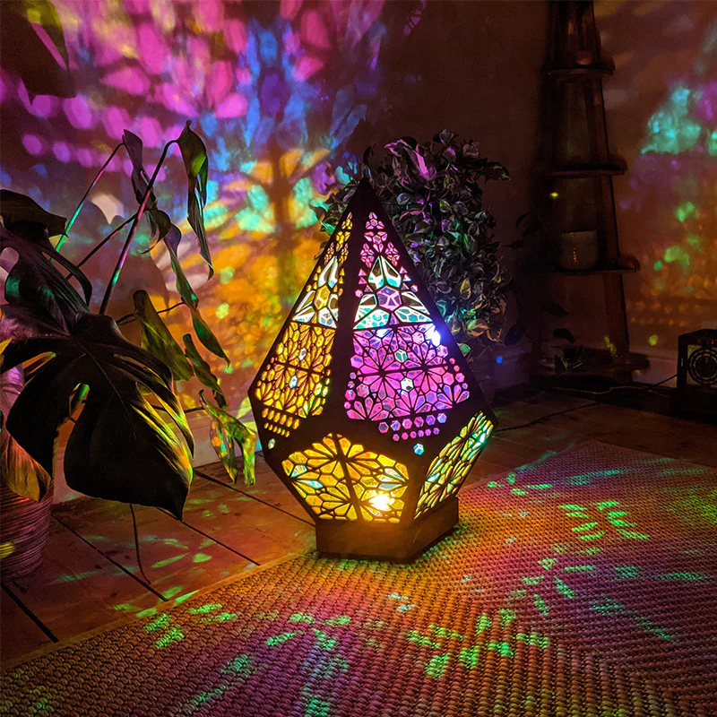 Bohemian Starry Sky Floor Projection Lamp - Image 5