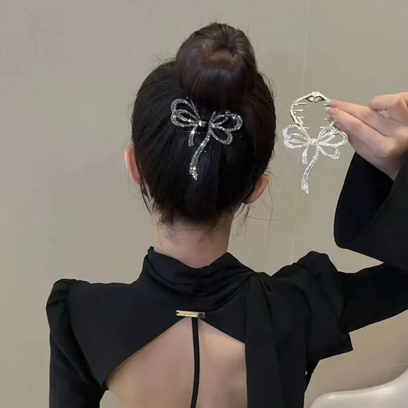 Bow Light Luxury Premium Feeling Hairpin - Image 3