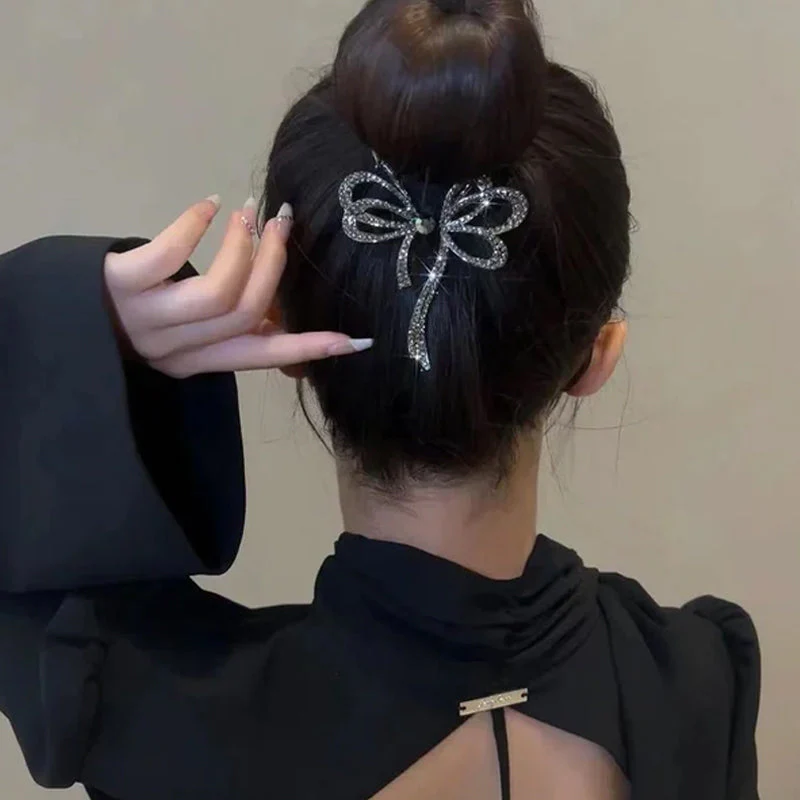 Bow Light Luxury Premium Feeling Hairpin - Image 4