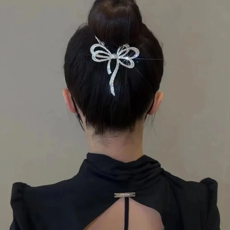 Bow Light Luxury Premium Feeling Hairpin - Image 5