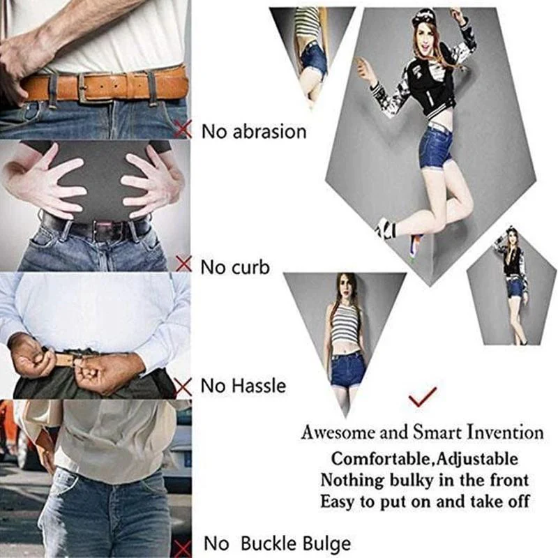 Buckle-free Invisible Elastic Waist Belts - Image 7