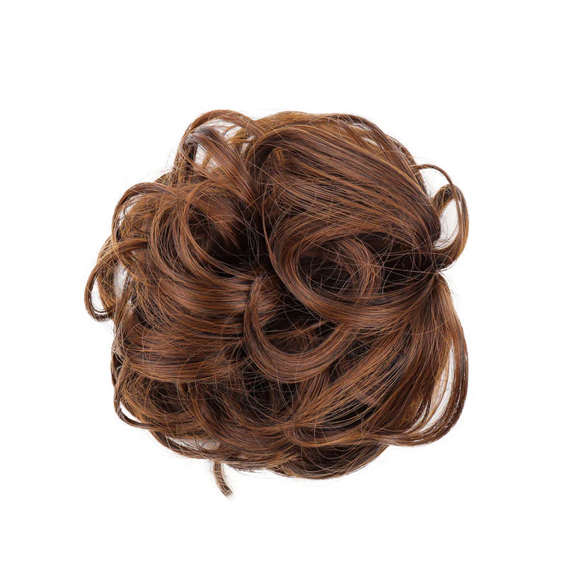 Bun Clipping Flower Bud Wig - Image 12