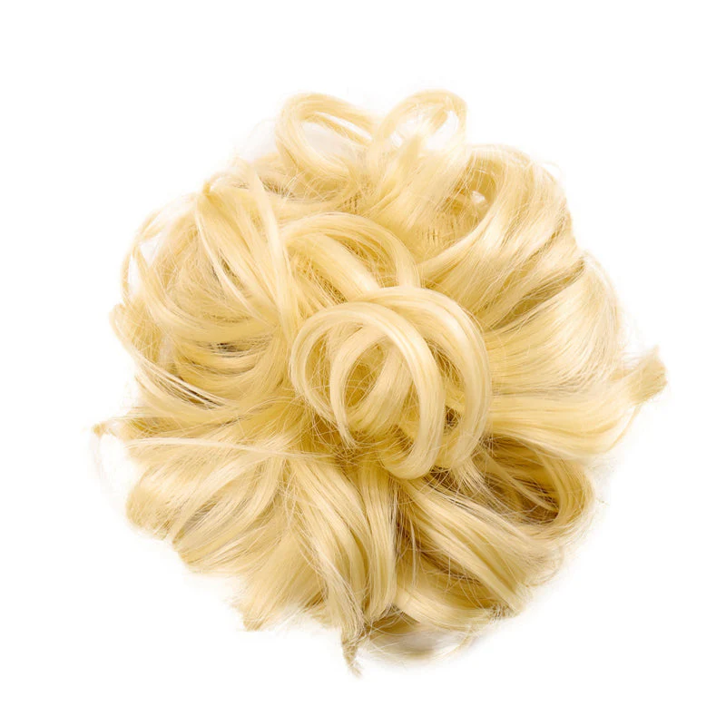 Bun Clipping Flower Bud Wig - Image 13