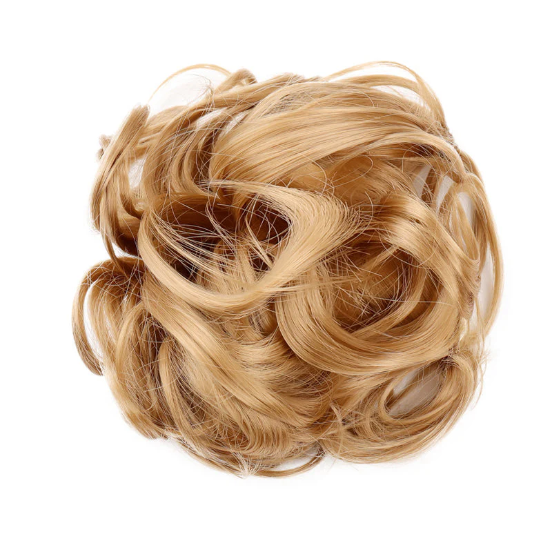 Bun Clipping Flower Bud Wig - Image 14