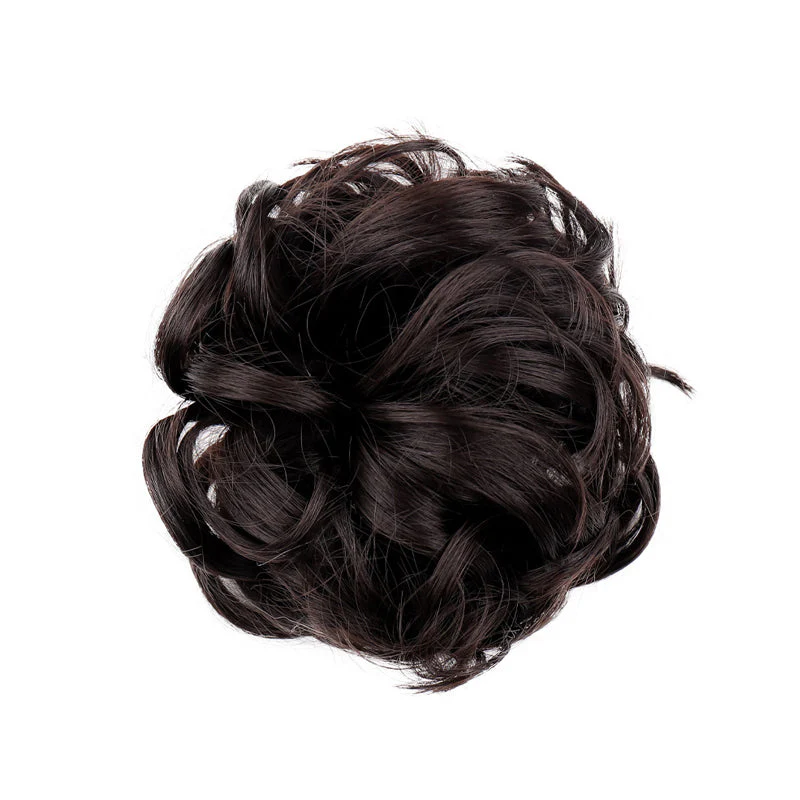 Bun Clipping Flower Bud Wig - Image 15
