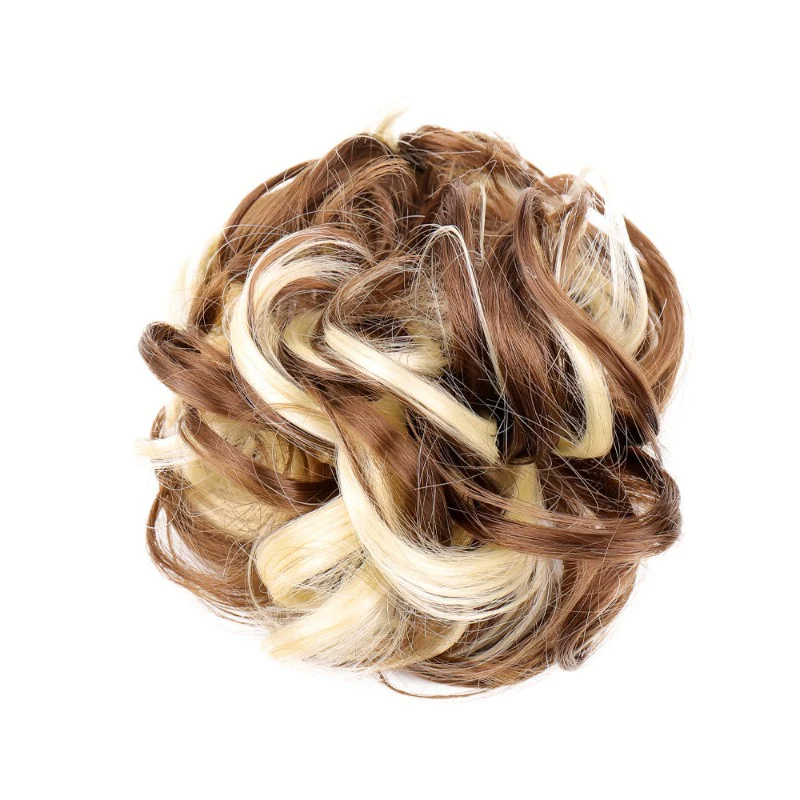 Bun Clipping Flower Bud Wig - Image 17