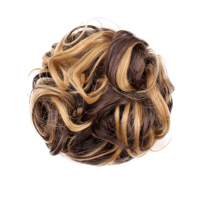 Bun Clipping Flower Bud Wig - Image 18
