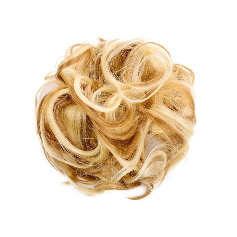 Bun Clipping Flower Bud Wig - Image 19