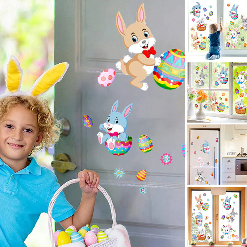 Bunny Egg Wall Sticker（2 pcs） - Image 12
