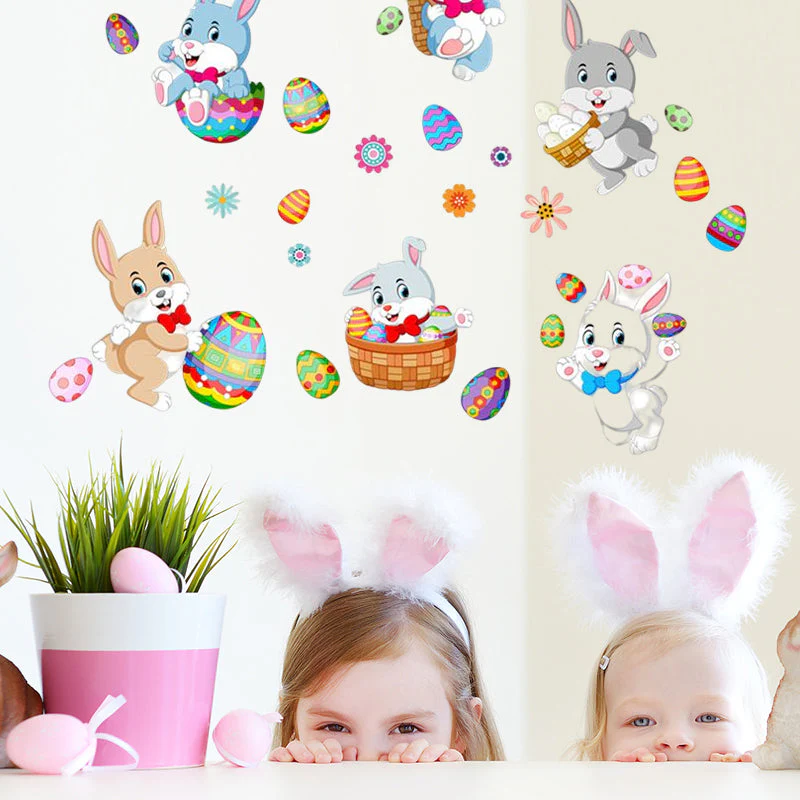 Bunny Egg Wall Sticker（2 pcs） - Image 8