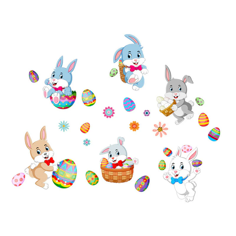 Bunny Egg Wall Sticker（2 pcs） - Image 9