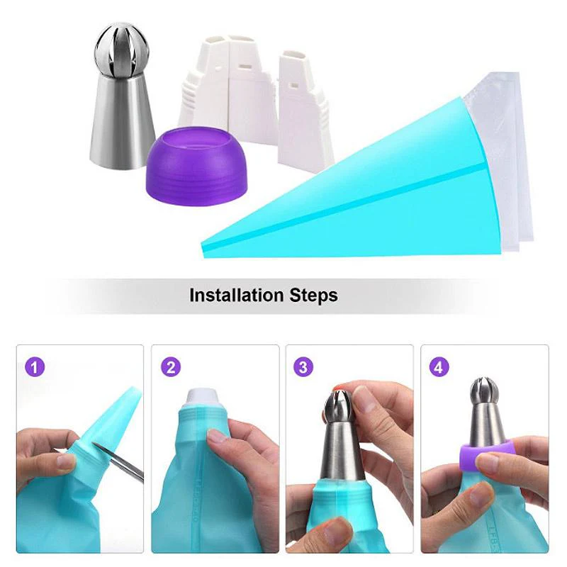 Cake Baking Decor Tool Set (8 PCs) - Image 4