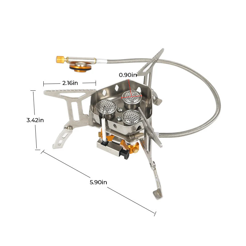 Camping Outdoor Windproof Gas Burner - Image 12