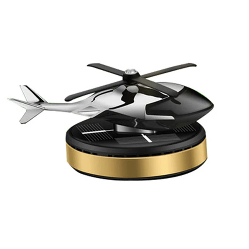 Car Aromatherapy Solar Helicopter Decoration - Image 11