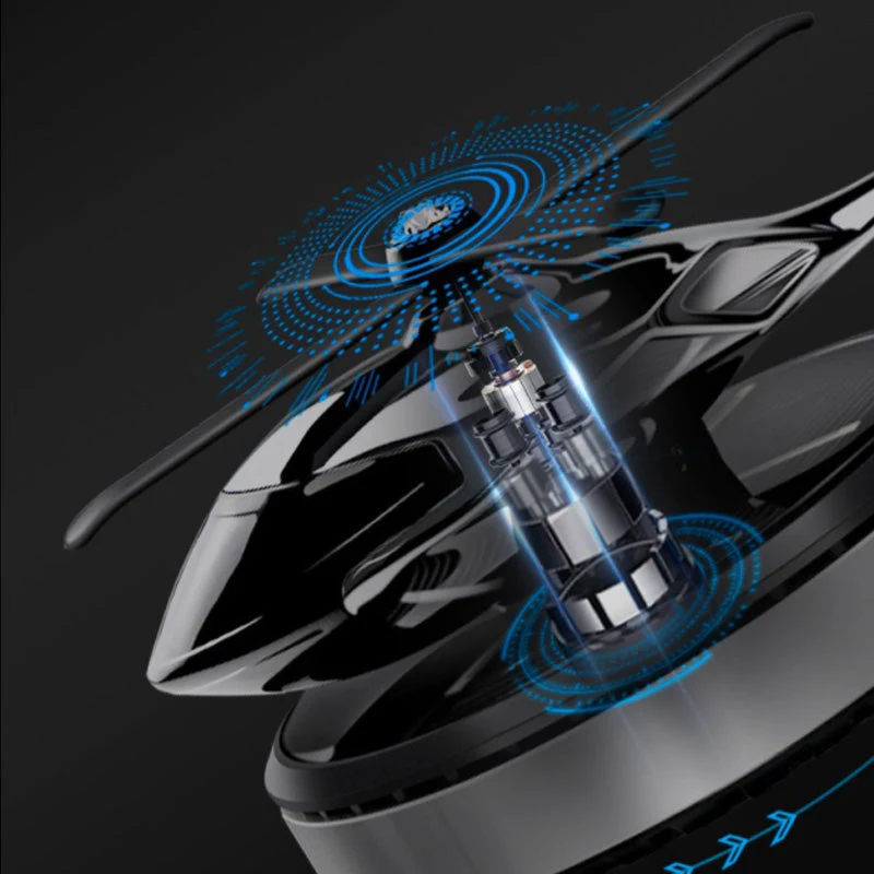 Car Aromatherapy Solar Helicopter Decoration - Image 7
