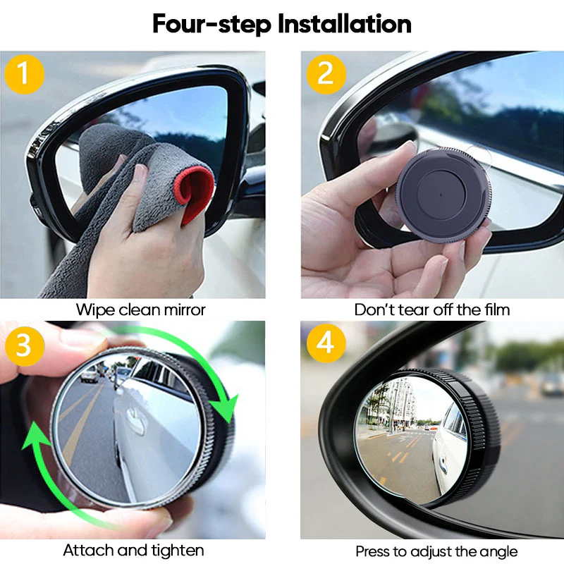 Car Blind Spot Mirror (1 Pair) - Image 7