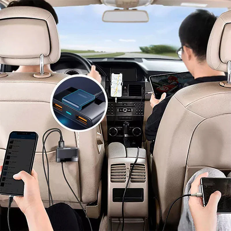 Car Cigratte Lighter USB Expansion Port - Image 6