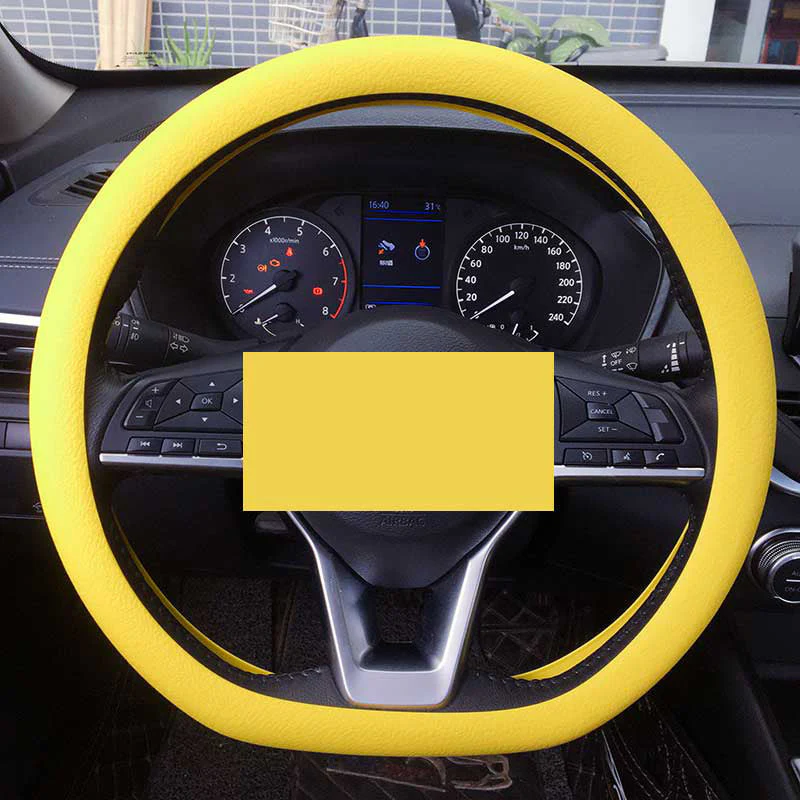 Car Silicone Steering Wheel Cover - Image 35