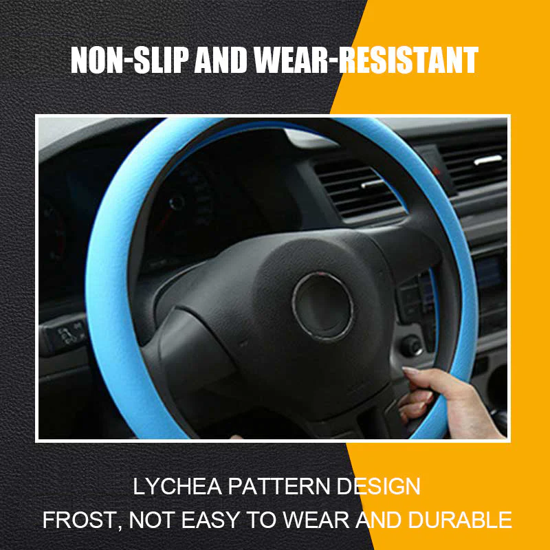 Car Silicone Steering Wheel Cover - Image 4