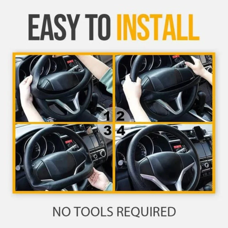 Car Steering Wheel Protective Cover - Image 2