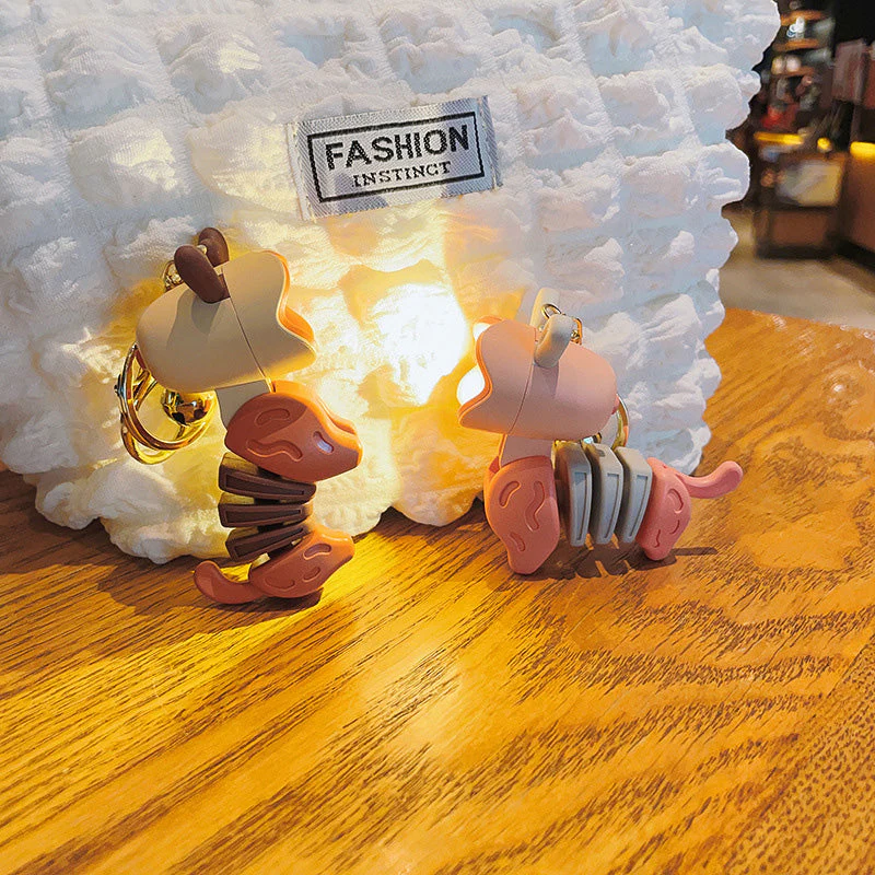 Cartoon Animal Mini Desk Lamp Keychain - Image 3