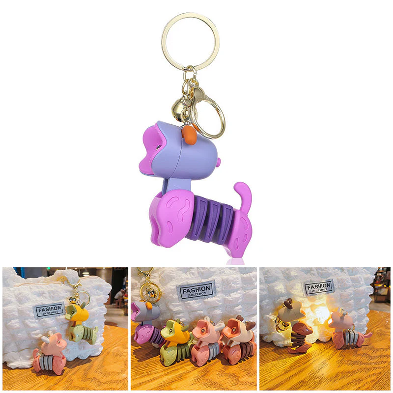 Cartoon Animal Mini Desk Lamp Keychain - Image 6