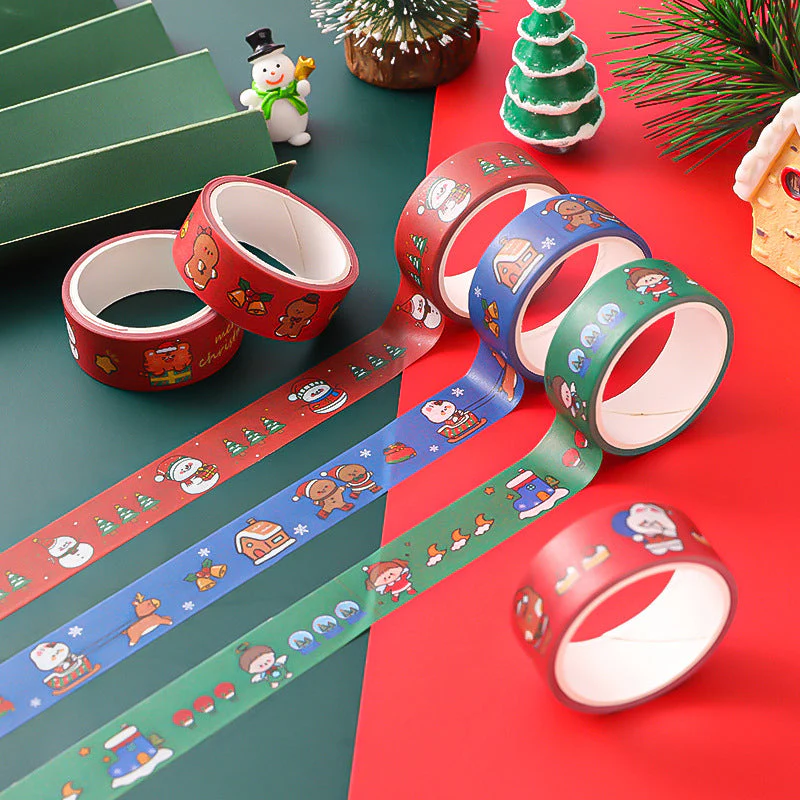 Cartoon Christmas Washi Tape - Image 11