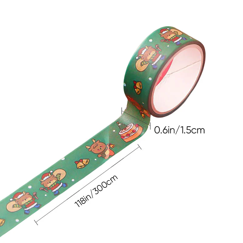 Cartoon Christmas Washi Tape - Image 17