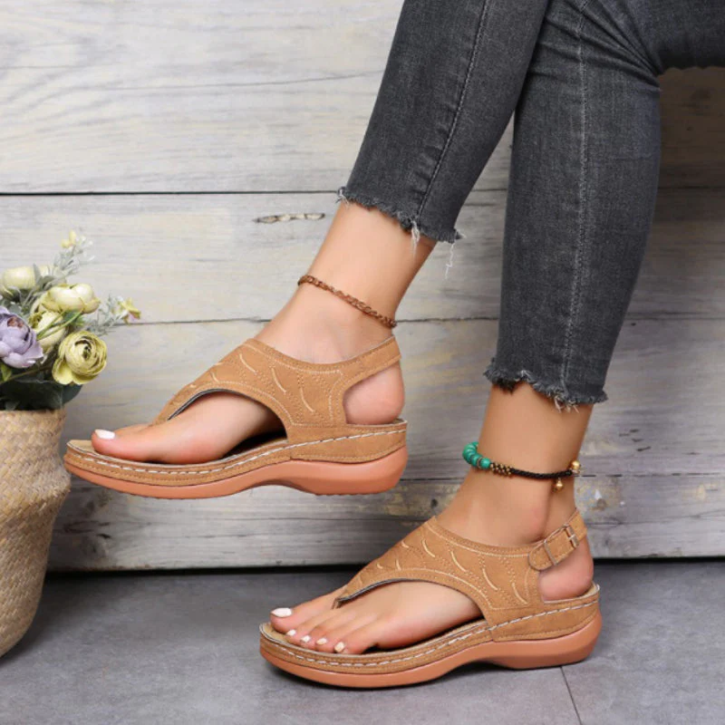 Casual Comfort Wedge Sandals - Image 12