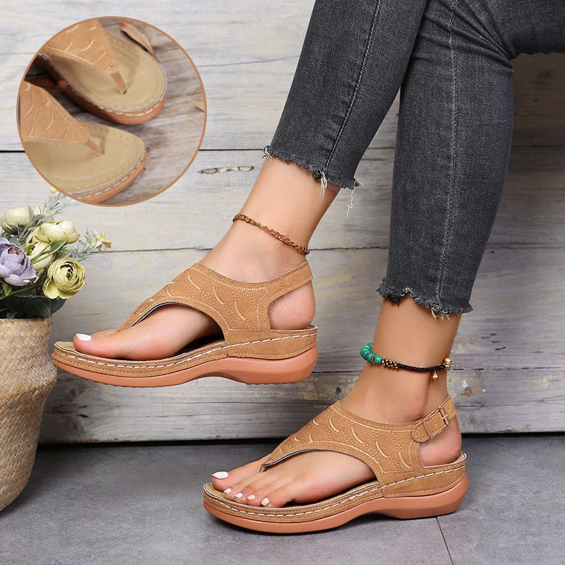 Casual Comfort Wedge Sandals - Image 3