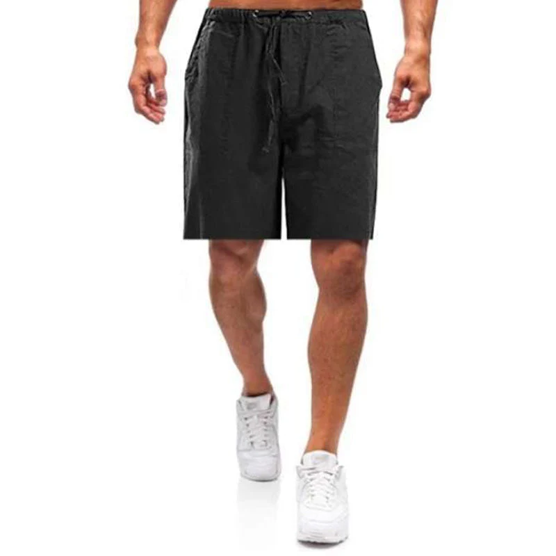 Casual Men's Casual Linen Shorts - Image 3