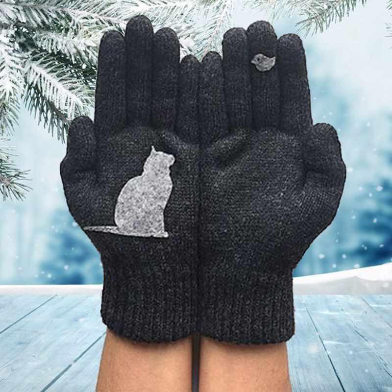 Cat Fan Cotton Gloves - Image 4