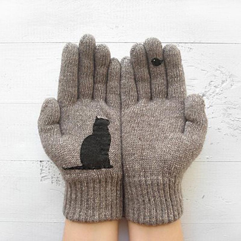 Cat Fan Cotton Gloves - Image 5